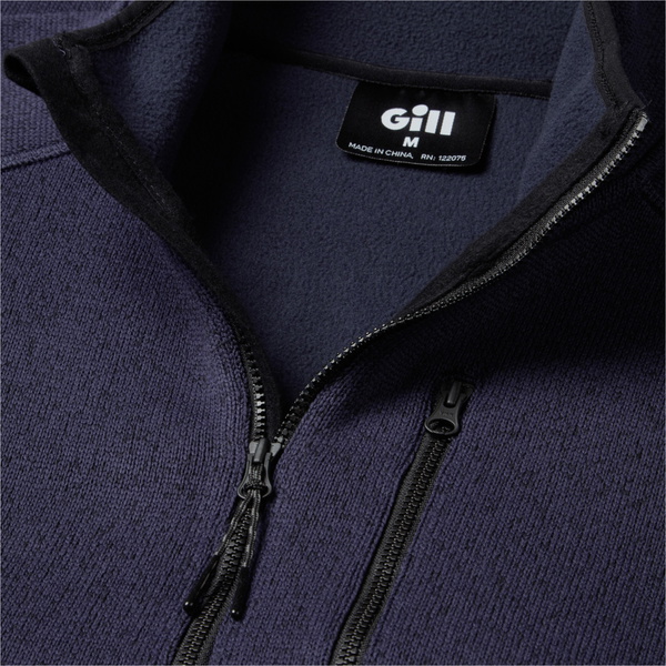 2026 Gill Mens Knit Fleece 1/4 Zip Fleece 1500 - Navy